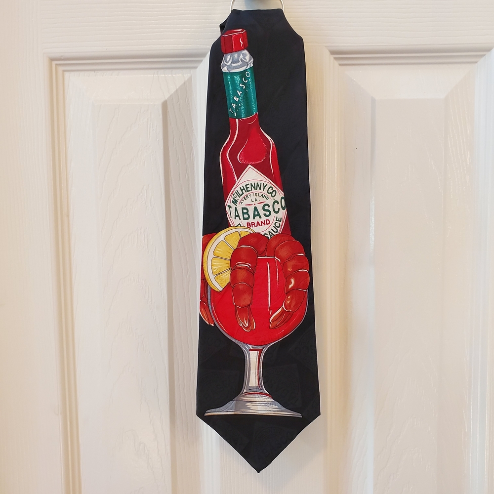 Tabasco Bloody Mary Men's Silk Necktie